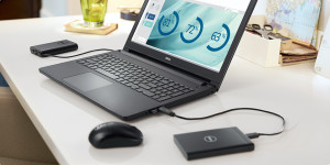 Dell Vostro 3559 to także matowa matryca 15,6", która wraz ze wsparciem układu graficznego Intel HD Graphics zapewnia wysoką jakość obrazu oraz komfort pracy nawet w ostrym słońcu